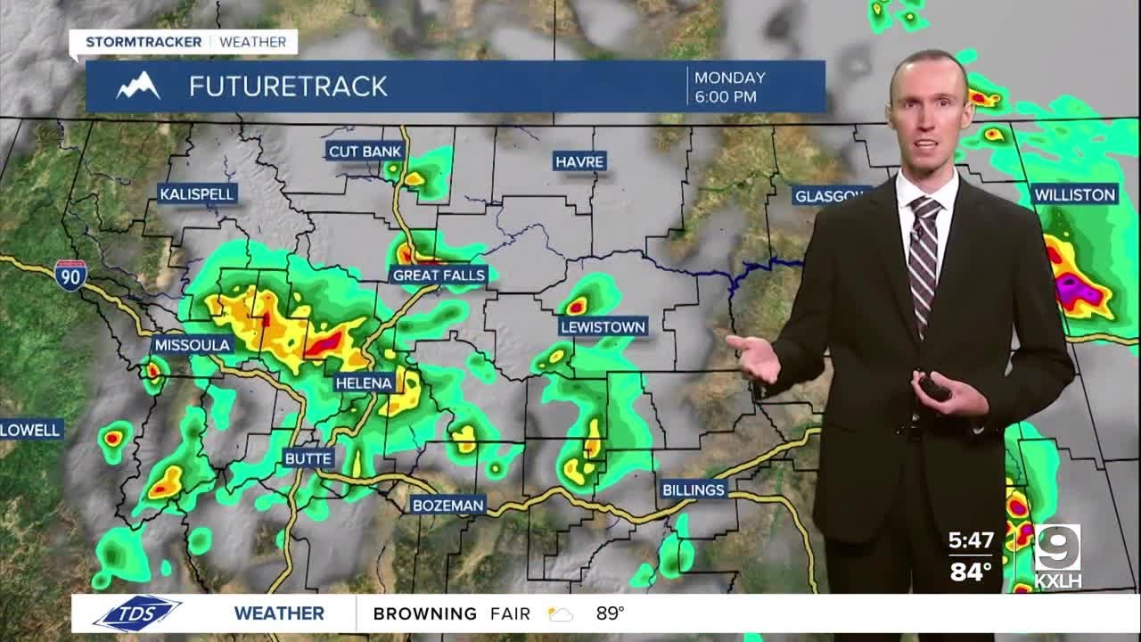 Daily chances of showers and thunderstorms through Wednesday - YouTube
