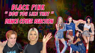 JR REACTS | Kiel Tutin & Kirsten Dodgen reacts to dance covers of How You Like That by Black Pink!