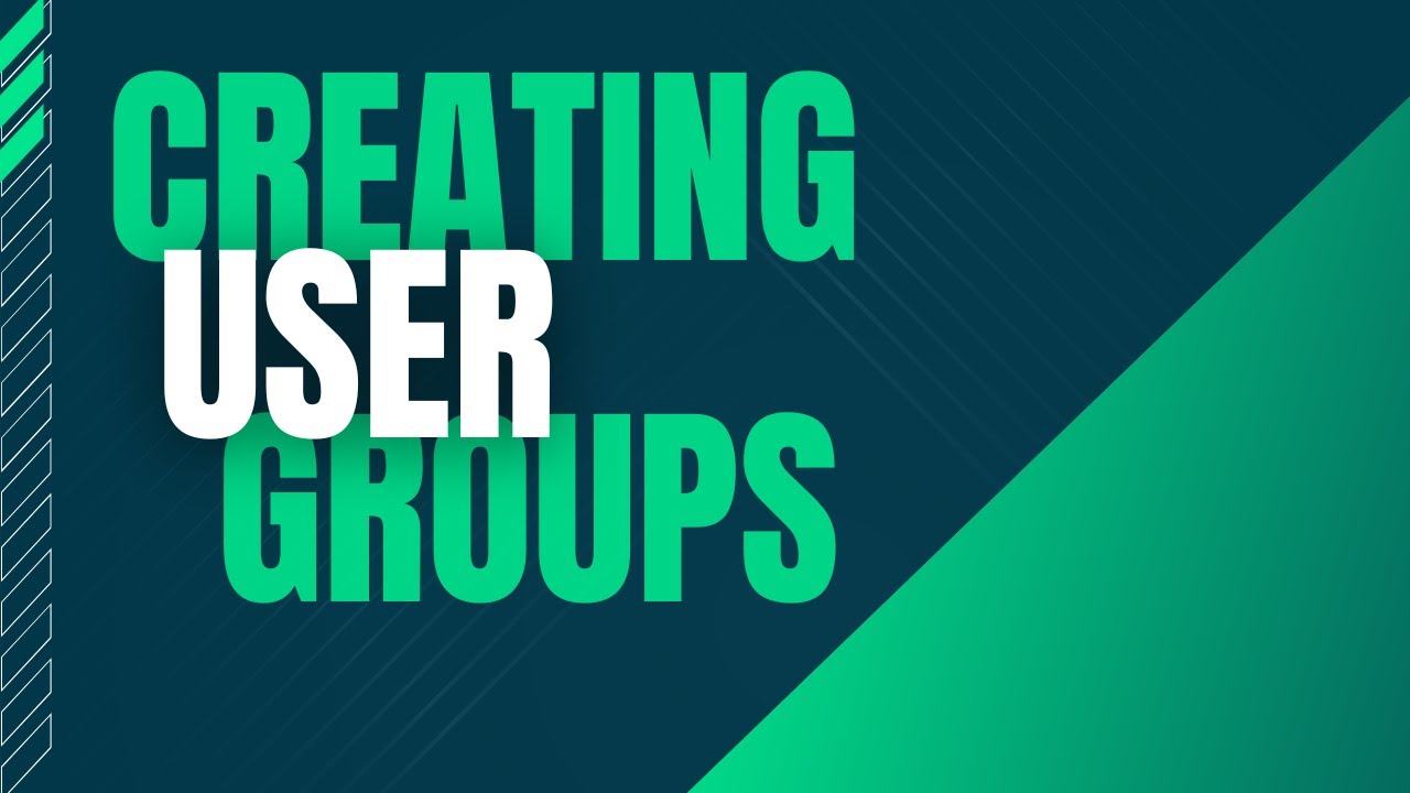 How to Create User Groups in Shipping Solutions Software - YouTube