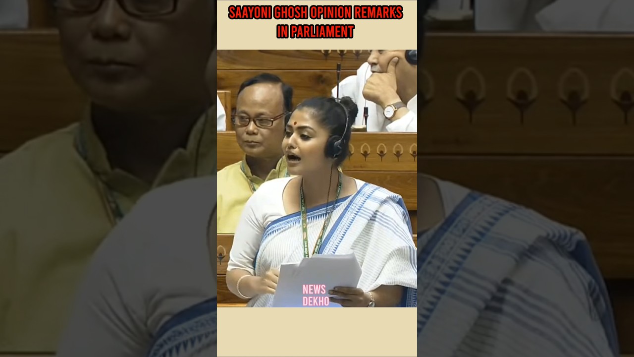 Explosive Speech in Parliament || Sayani Ghosh's Powerful Attack on Opposition.