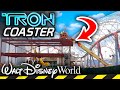 TRON Coaster MYSTERY BUILDING Rises! - August 2021 Construction Update