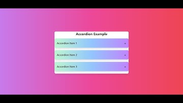 Build an Accordion Menu with ReactJS & Tailwind CSS