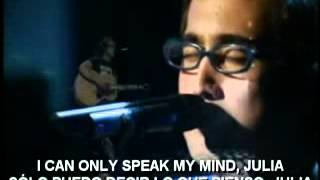 Video thumbnail of "sean lennon - Julia (subtitulada)"