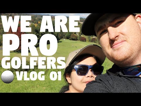 We are PRO Golfers - Our FIRST Vlog