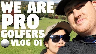 We are PRO Golfers Our FIRST Vlog