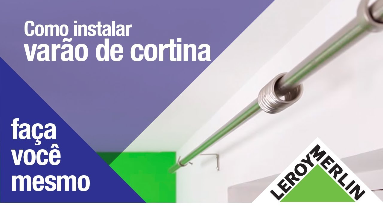 Como instalar um varão de Cortina – Brilanze – Iluminação Criativa