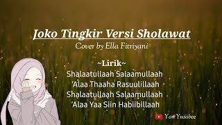 Joko Tingkir (DJ) Versi Sholawat + Lirik || Cover by Ella Fitriyani