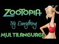 Zootopia - Try Everything (Multilanguage)