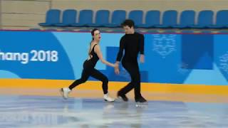 Tessa Virtue and Scott Moir Olympic Moulin Rouge Practice screenshot 5