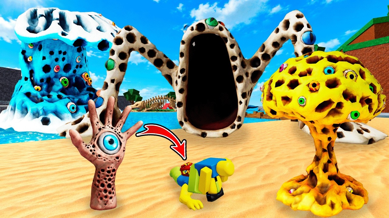 DESCUBRÍ ANOMALIAS CON TRIPOFOBIA EN SCP MORPH en Roblox