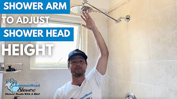 Raise or Lower the Height of Your Shower Head with the Most Durable Adjustable Shower Arm