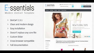 E-ssentials - Responsive ZenCart Template | Themeforest Website Templates and Themes