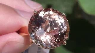 GIA Certified Precious Topaz 17.97ct Solid 18K Yellow Gold Ring GIA Certified Precious Topaz 17.97ct Solid 18K Yellow Gold Ring