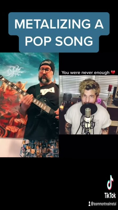 Metalizing a Pop song on TikTok