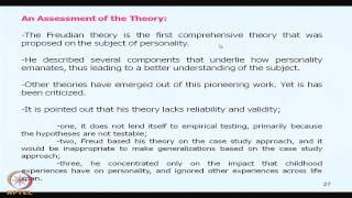 ⁣Mod-08 Lec-22 Personality, Self Concept and Self Image