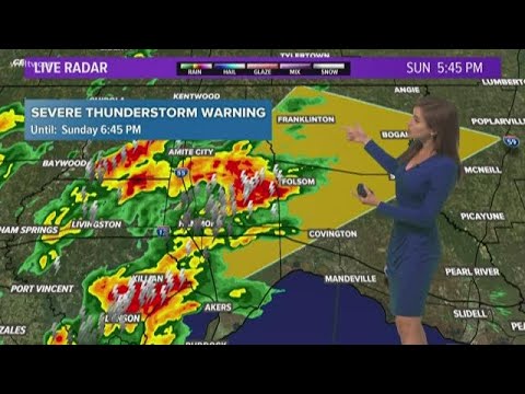 Weather: Tracking strong storms on Easter Sunday evening - YouTube
