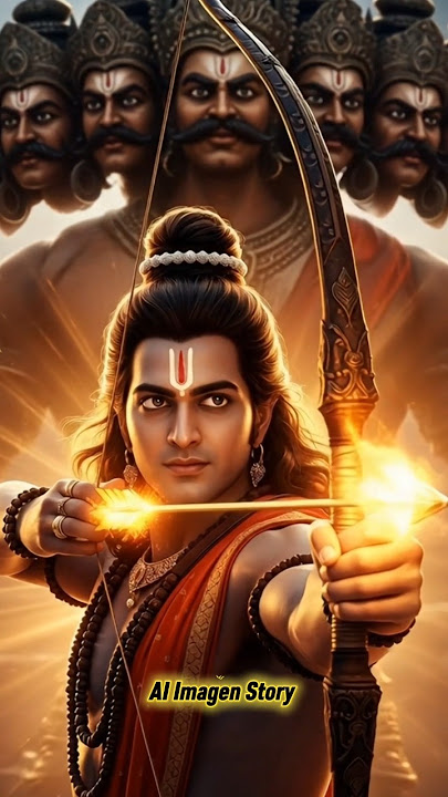 Is Yog Main Ram G Kudh Aagaye Raavan Ko Jalaani Ke Liye #aishorts #ai #hindi #animation