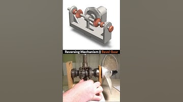 Reversing Mechanism || Bevel Gear📌 #mechanism #mechanicalengineering #mechanical #automation