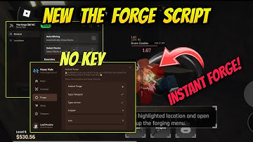 The Forge Script *NO KEY* - Instant Forge, Fast Auto Mine Ores, Instant Kill & More!