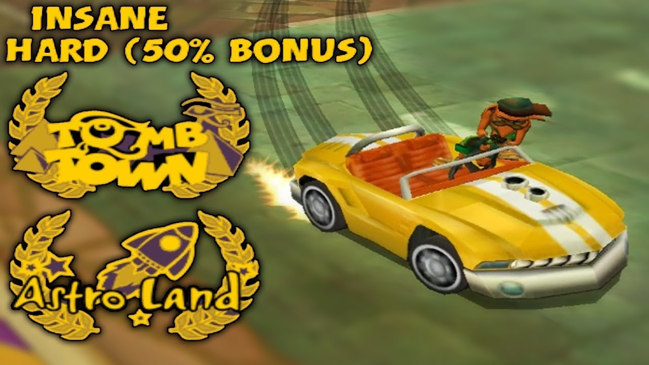 Crash Tag Team Racing - Cups | Hard | Insane | Gameplay #2