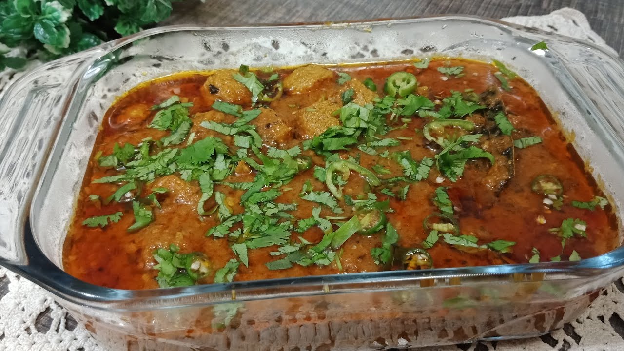Restaurant Style Soya Chunks Curry Meat Substitute Soyabean Curry restaurant-style-soya-chunks-curry-meat-substitute-soyabean-curry