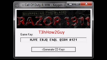 Call Of Duty 4 CD Keys -- MORE!!