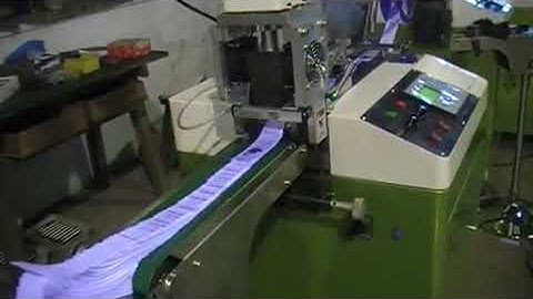 3080 Ultrasonic Label Cutting Machine Running Video