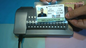 Gate Pass for Visitors Designed using DRPU ID Card Maker Software