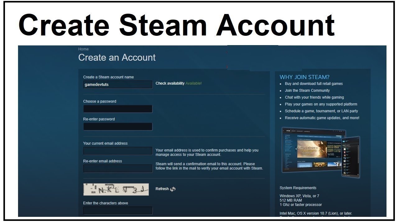 Steam Sign-Up: How It Works