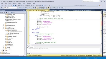 IPGRAY : Sql Server - How to create stored procedure in Sql Server with commit and rollback