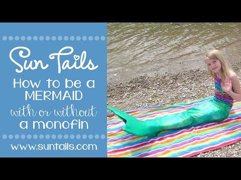 How to be a mermaid with or without a monofin