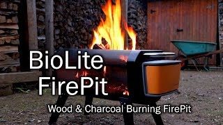 BioLite FirePit で 焚き火