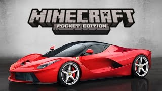 CARS in Minecraft Pocket Edition WITHOUT MODS!!! screenshot 1