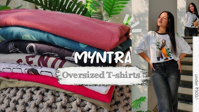 Myntra Tops & Tshirts haul under ₹500 Affordable College wears