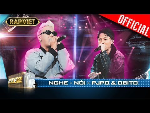 Pjpo - Obito khiến bộ 6 không tiếc lời khen với Nghe - Nói | Rap Việt - Mùa 2 [Live Stage]