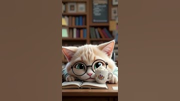 When Studying Turns Into a Nap Session 😹📖|| #shorts #shortsfeed #cat #foryou #funny #fyp