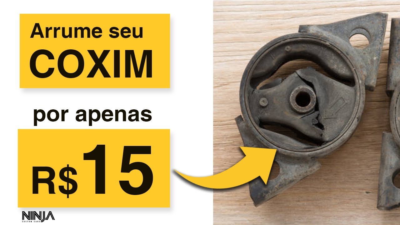 Arrume COXIM estourado do MOTOR em CASA! Quase de graça!