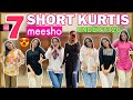 SHORT KURTI MEESHO HAUL UNDER ₹320 | Cheapest #meesho Haul | Try On Haul 2023 #meeshohaul #meeshoapp