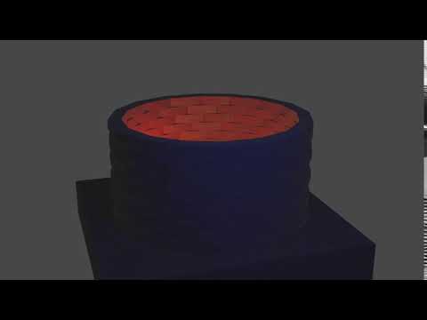 Experimenting with array modifiers and the Animall addon.