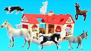 Farm Animals Hospital Care Station Breyer Playset Build Review For Kids