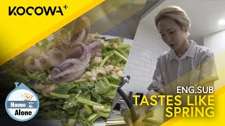 KEY Makes A Breakfast Perfect For The Springtime | Home Alone EP537 | KOCOWA 