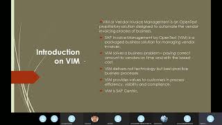 Introduction on SAP Opentext VIM and integration with SAP FICO &amp; SAP MM