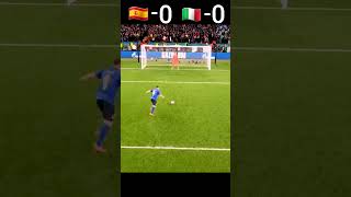 Italy VS Spain 2020 UEFA Euro Semi Final Penalty shootout Highlights #youtube #shorts #football