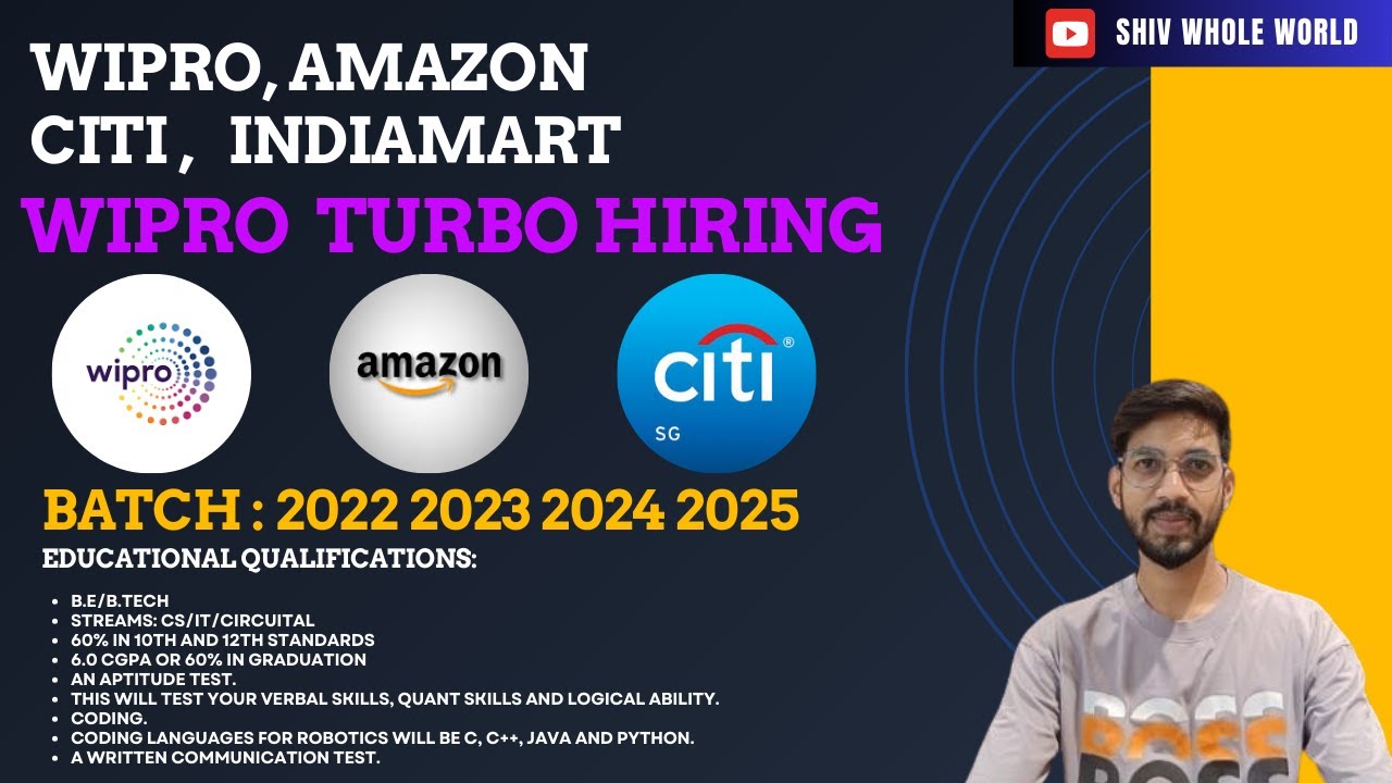 Amazon , EY , CITI Hiring Drives | OFF Campus Drive | 2025 , 2024 Batch ...