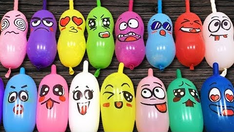 How To Make Slime with Funny Balloons - satisfying asmr slime videos