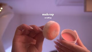 ASMR 🤍 No Talking First person Makeup On Your Face