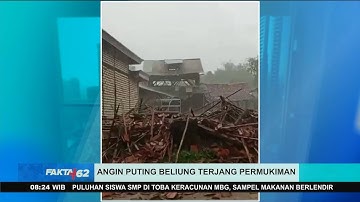 Angin Puting Beliung Terjang Permukiman di Pamekasan Jawa Timur
