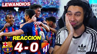 REACCIONANDO al Barcelona vs Valladolid 4-0 *SHOW EN EL CAMP NOU*