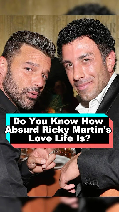Do you know how absurd Ricky Martin's love life is#celebrity #usa #fyp