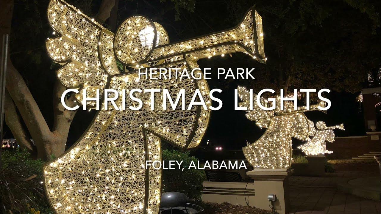Heritage Park Christmas Lights in Foley, Alabama YouTube